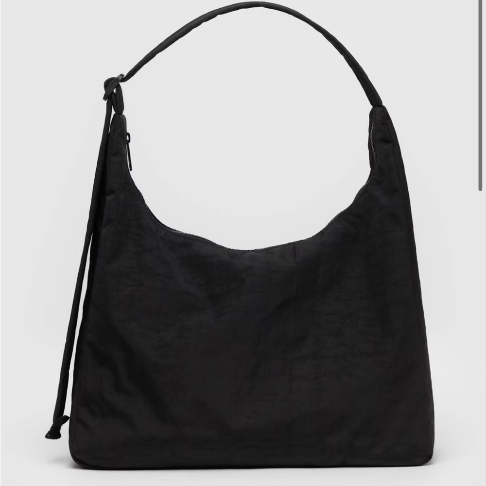 Baggy nylon shoulder bag